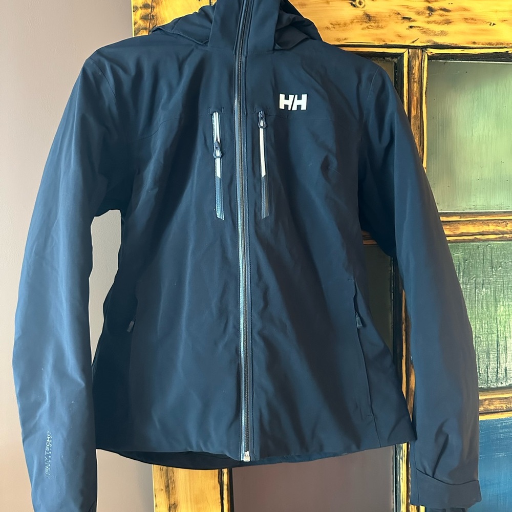 Helly Hansen Dark Navy Waterproof Hooded Shell Jacket